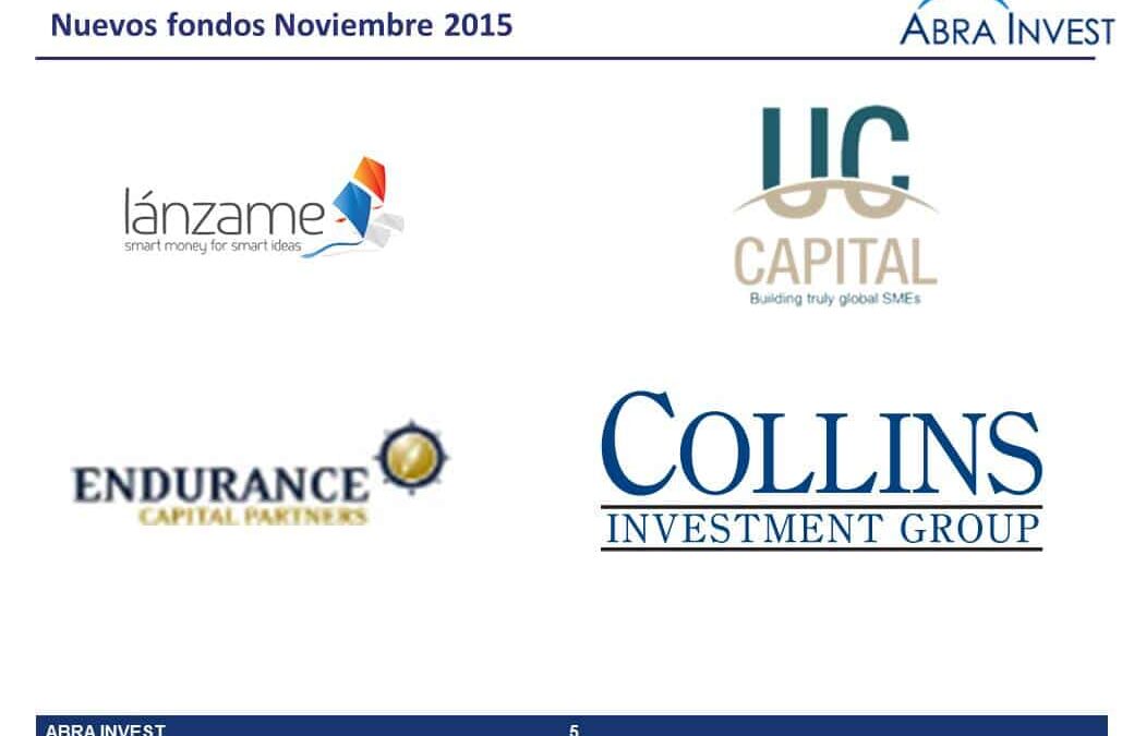 Nuevos fondos de capital riesgo Noviembre 2015