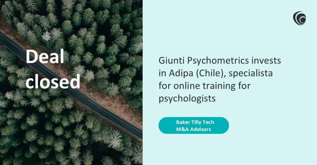 Baker Tilly advises Giunti Psychometrics on negotiations with Adipa Giunti
