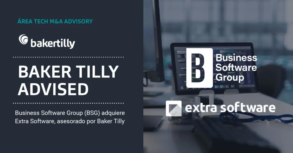 Business Software Group (BSG) acquires Extra Software with advice from Baker Tilly