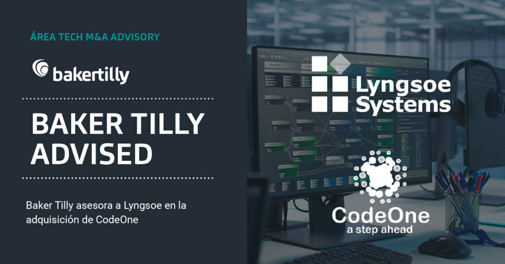 Lyngsoe adquiere CodeOne con el asesoramiento de Baker Tilly Lyngsoe adquiere CodeOne con el asesoramiento de Baker Tilly