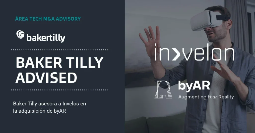 Baker Tilly asesora a Invelon en la adquisición de byAR